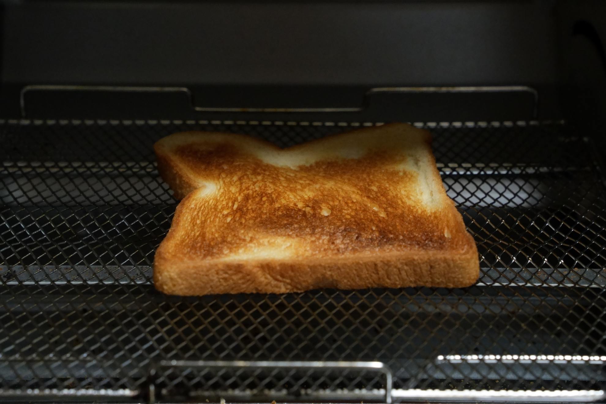 象印のトースターで焼く最後の仕上がり