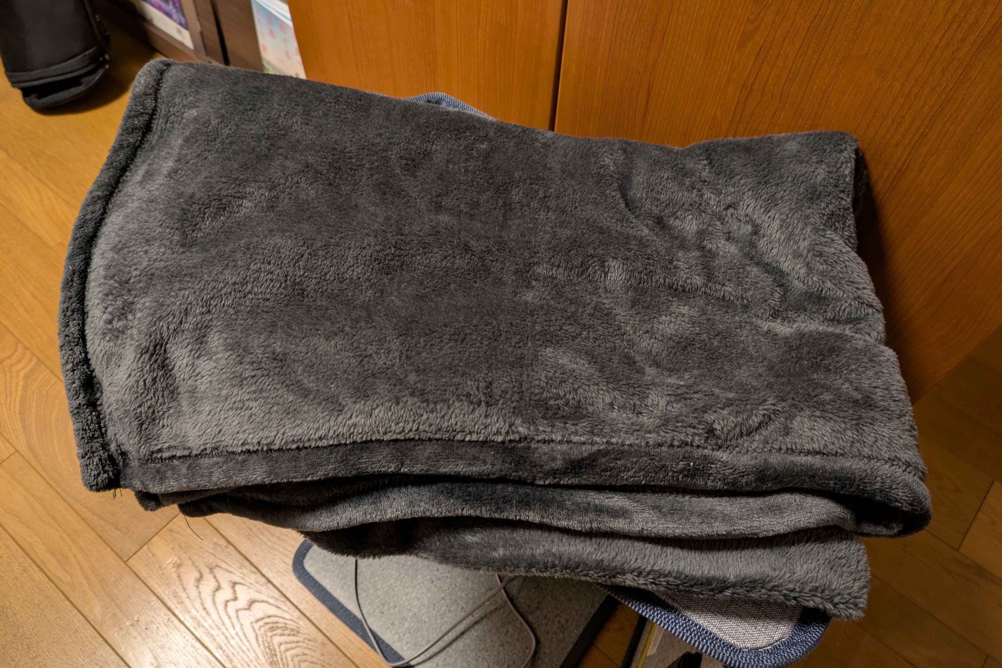 茶色いブランケットを購入